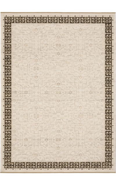 Acacia Aca02 Beige - Brown Area Rug