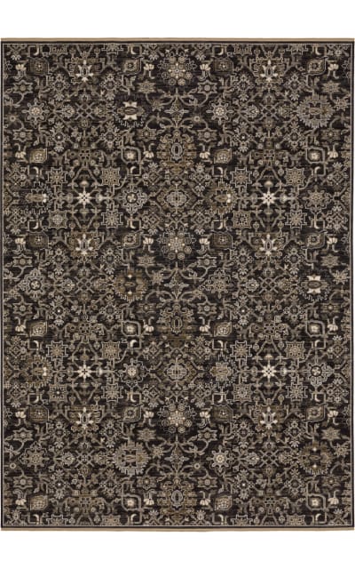 Acacia Aca05 Black - Tan Area Rug