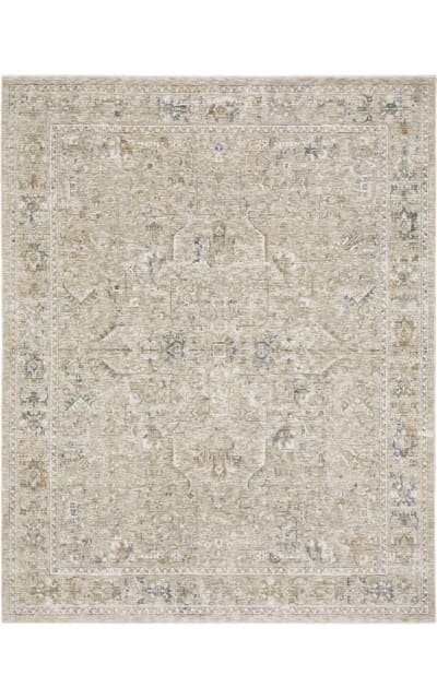 Avalon Ava02 Beige - Blue Area Rug