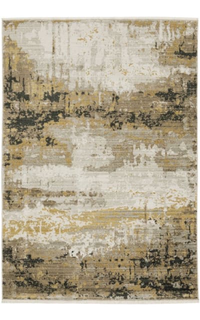 Bauer 2061x Gold - Black Area Rug