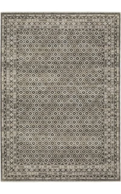 Chamberlain Ch03B Grey - Black Area Rug