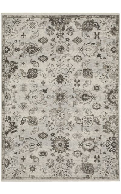 Chamberlain Ch06B Ivory - Grey Area Rug