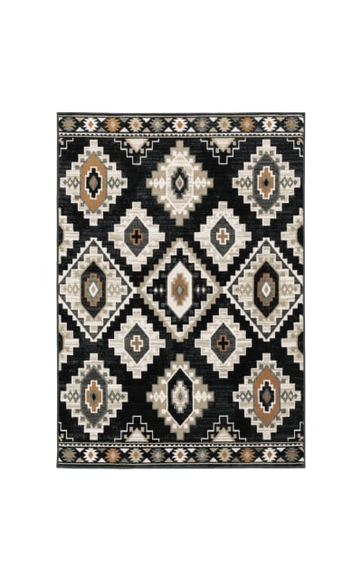 Georgia 605f0 Charcoal - Ivory Area Rug