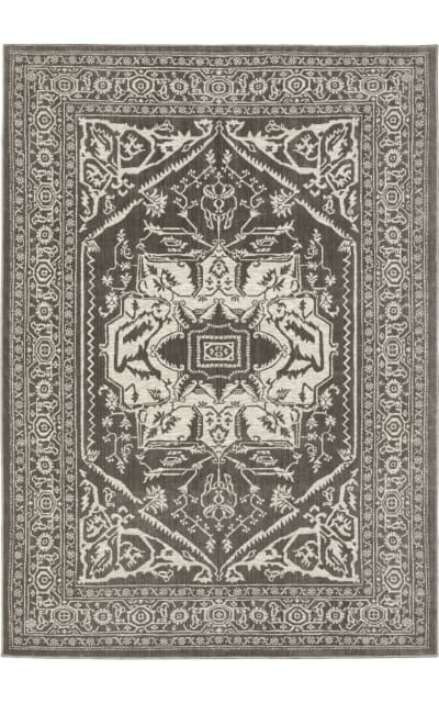 Oriental Weavers Intrigue Int04 Grey - Ivory Area Rug