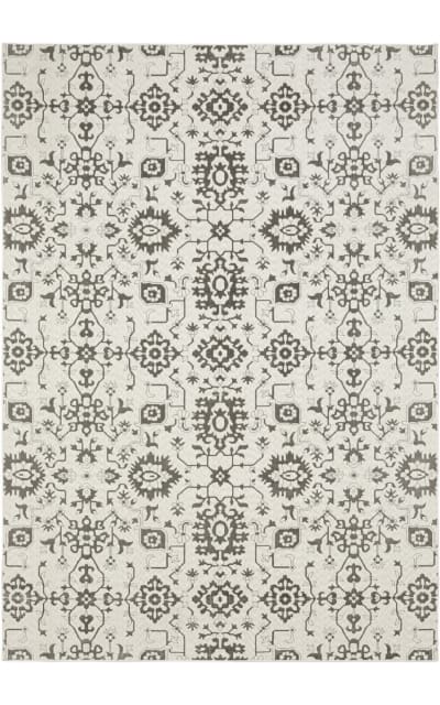 Intrigue Int08 Ivory - Grey Area Rug