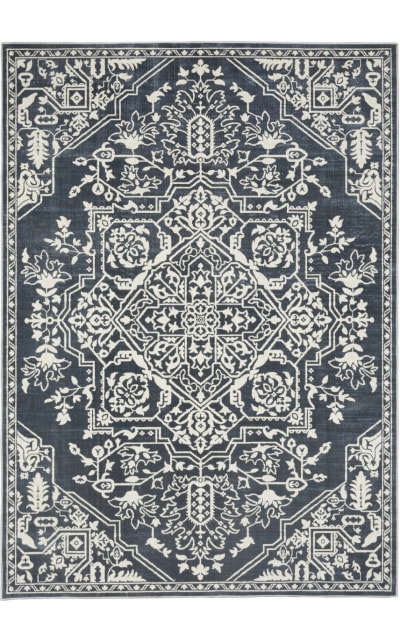 Oriental Weavers Intrigue Int10 Blue - Ivory Area Rug