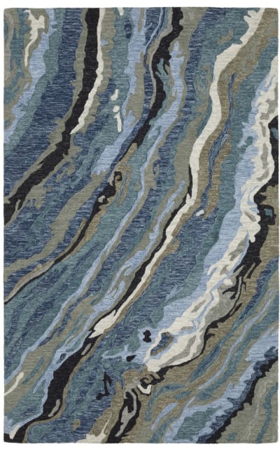 Kipton Kip03 Blue Area Rug