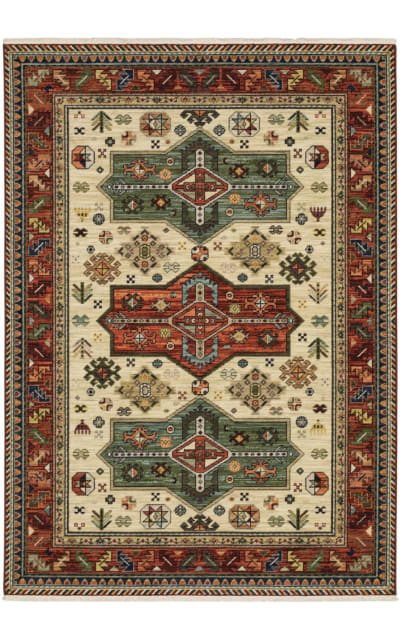 Oriental Weavers Lilihan 8022R Red - Multi | Rug Studio