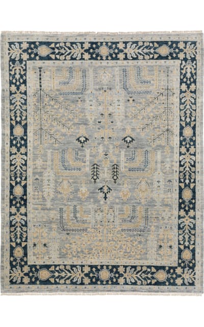 Majorca Maj04 Grey - Blue Area Rug