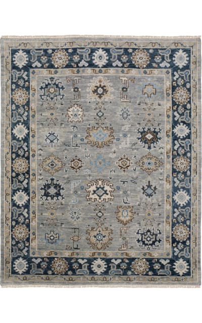 Majorca Maj05 Grey - Blue Area Rug