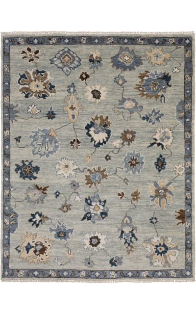 Majorca Maj06 Blue - Blue Area Rug