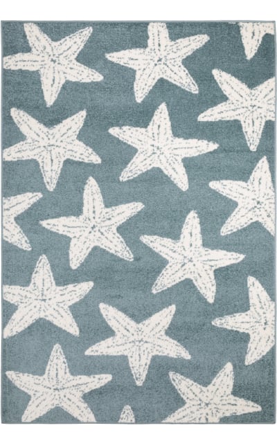 Oriental Weavers Quinn Qui02 Blue - Ivory Area Rug