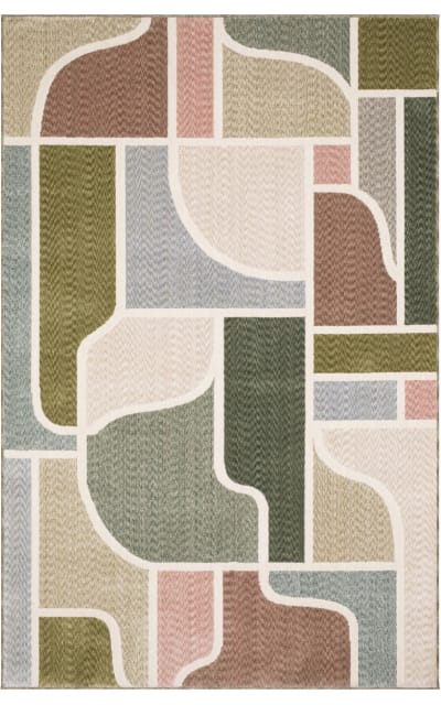 Tisdell Tis02 Green - Multi Area Rug