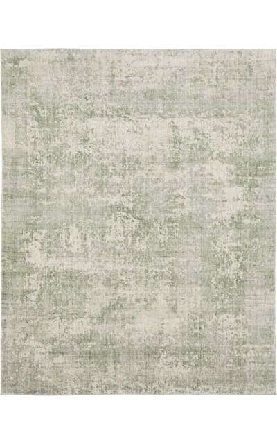 Solstice Sls02 Green - Grey Area Rug