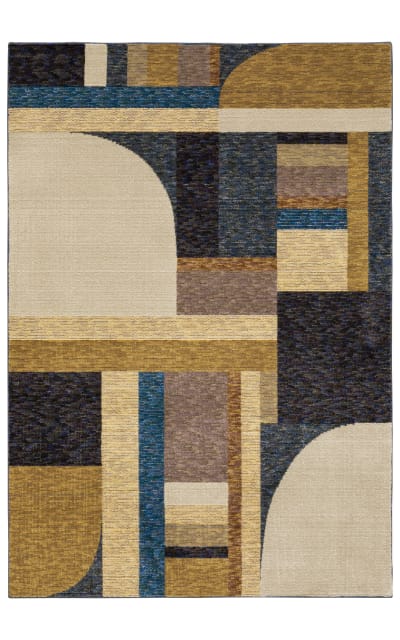Strada STR01 Gold - Blue Area Rug