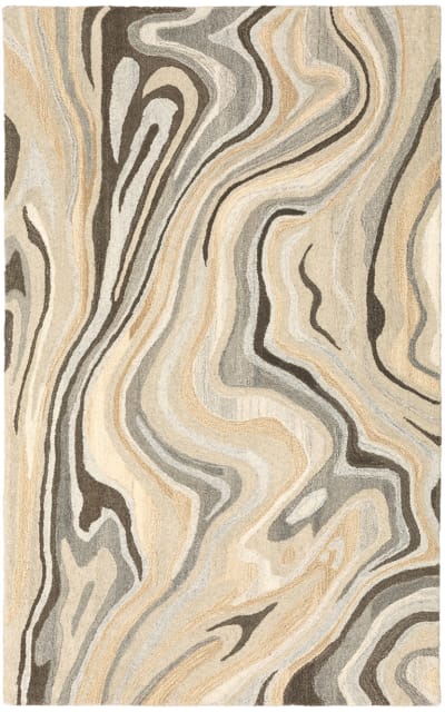 Oriental Weavers Anastasia 68007 Beige - Charcoal Area Rug