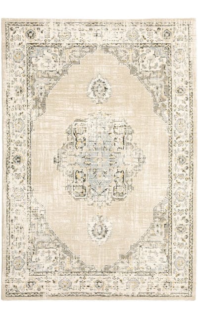 Andorra 303d0 Beige - Ivory Area Rug