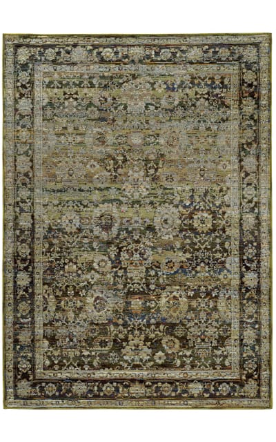 Andorra 7125c Green Area Rug