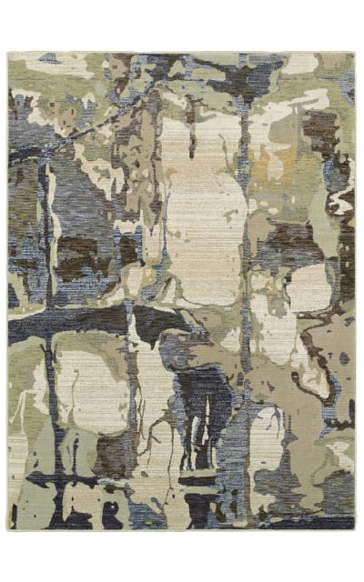 Evolution 8027a Blue - Grey Area Rug