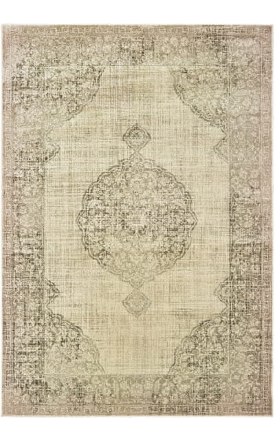 Sample Sale 195378R Ivory - Grey Area Rug Last Chance