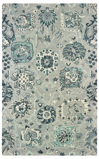 Oriental Weavers Zahra 75508 Grey - Blue Area Rug