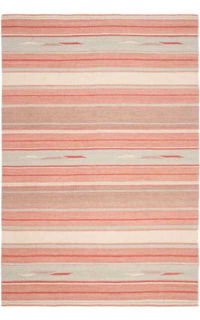 Ralph Lauren San Simeon Stripe RLR2725A Sunset Area Rug