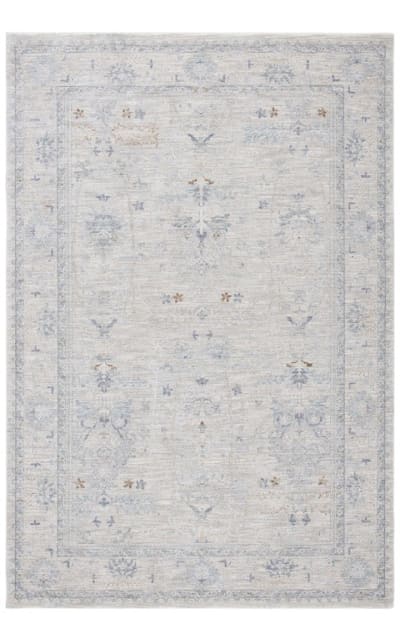 Power Loomed LRL1520A Light Grey Area Rug