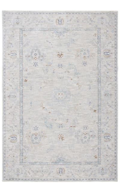 Power Loomed LRL1525A Light Grey Area Rug