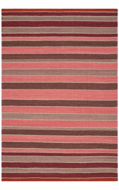 Ralph Lauren Barragan Stripe RLR2721A Blaze | Rug Studio