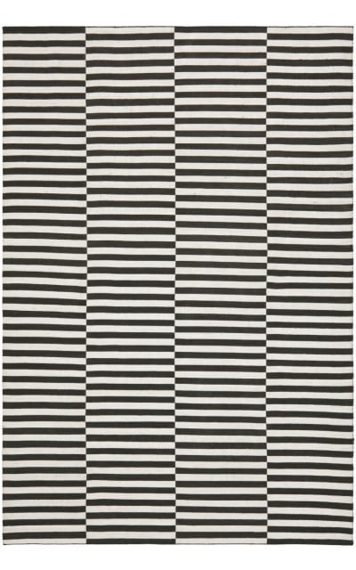 Cameron Stripe RLR5315C Coal Surf Area Rug Clearance