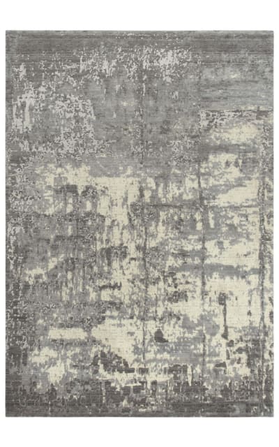 Sample Sale 196549R Gray - Ivory Gray Area Rug Last Chance