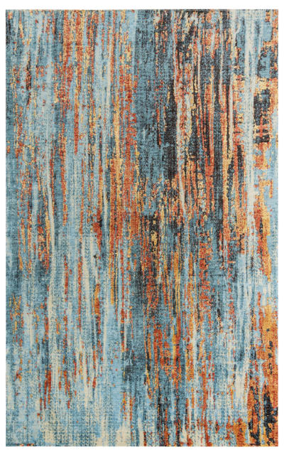 Sample Sale 215273R Blue Area Rug Last Chance