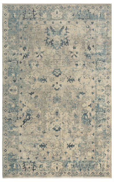 Sample Sale 215266R Beige - Blue Area Rug Last Chance
