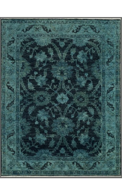 Rugstudio Overdyed 444187-616 Blue | Rug Studio