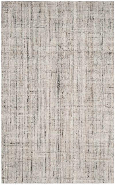 Abstract Abt141c Camel - Black Area Rug