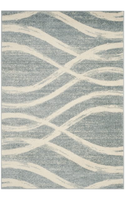 Adirondack ADR125T Cream - Slate Area Rug