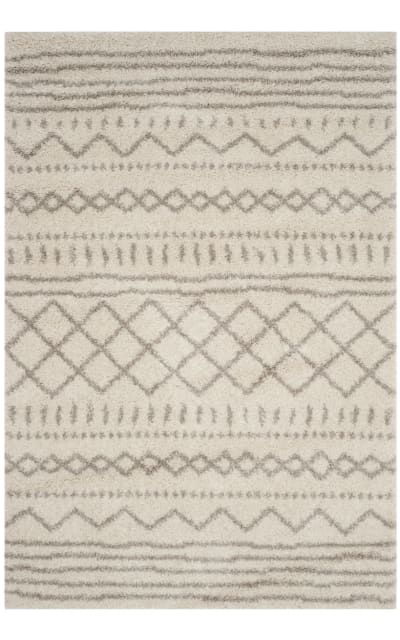 Arizona Shag Asg741a Ivory - Beige Area Rug