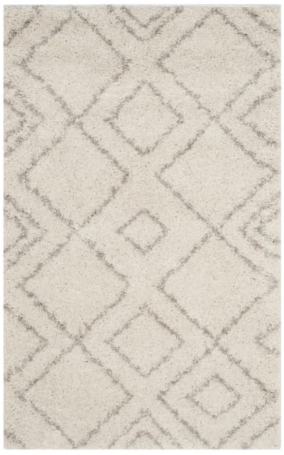 Arizona Shag Asg744a Ivory - Beige Area Rug