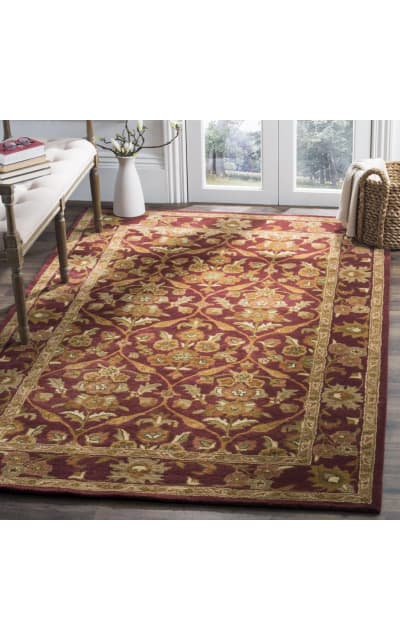 Antiquities AT51A Wine - Gold Area Rug