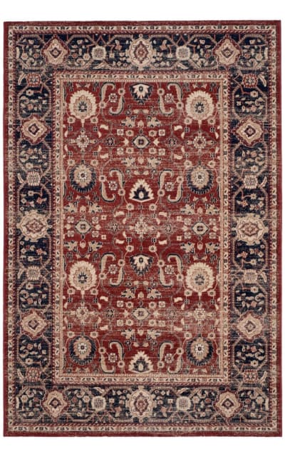 Artisan Atn322r Rust - Navy Area Rug