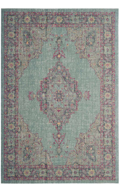 Artisan Atn505a Light Blue - Navy Area Rug