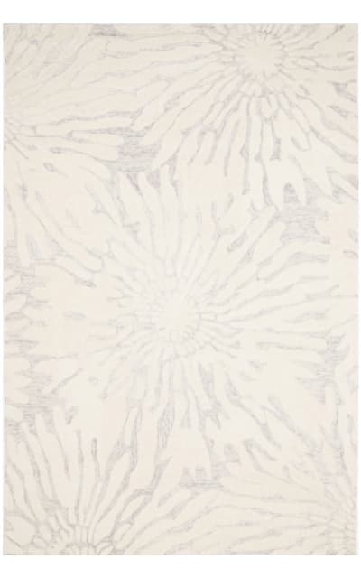 Bella Bel129a Silver - Ivory Area Rug
