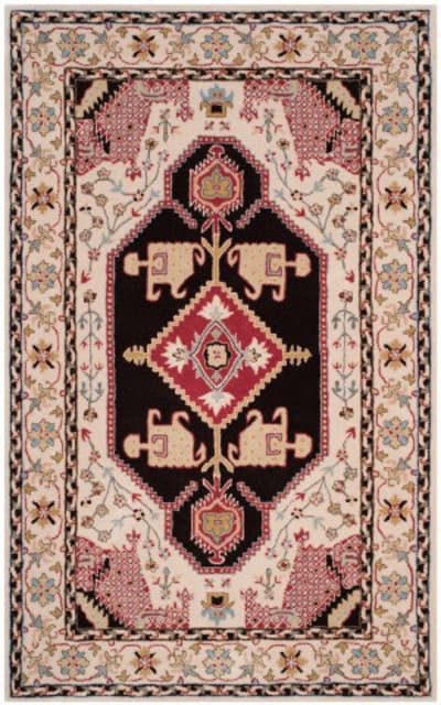 Bellagio Blg549a Beige - Black Area Rug