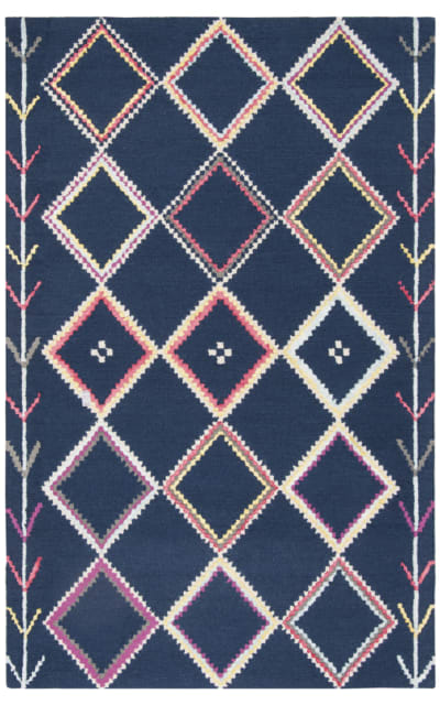 Safavieh Bellagio Blg563n Navy - Multi Area Rug