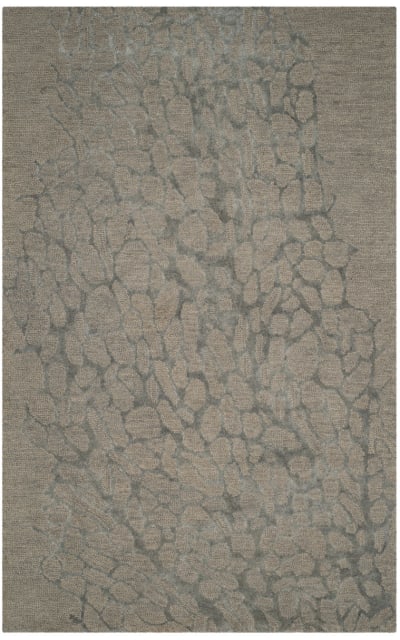 Safavieh Blossom BLM695B Grey - Grey Area Rug