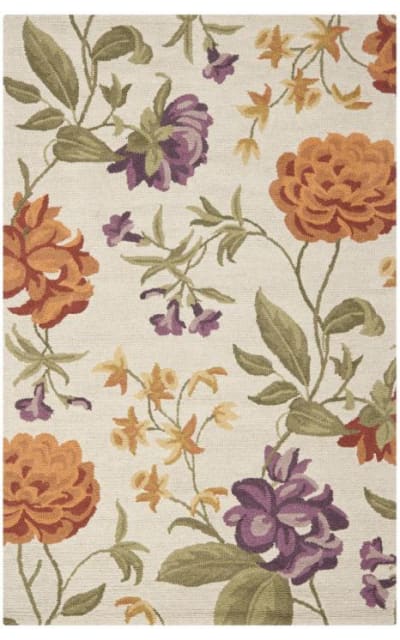 Safavieh Blossom BLM788B Ivory - Multi Area Rug Clearance
