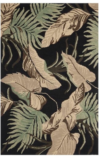 Blossom BLM864A Black - Multi Area Rug