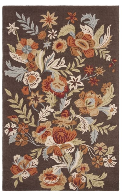 Blossom BLM915A Brown - Multi Area Rug