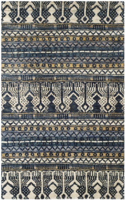Bohemian Boh648a Blue Area Rug Clearance