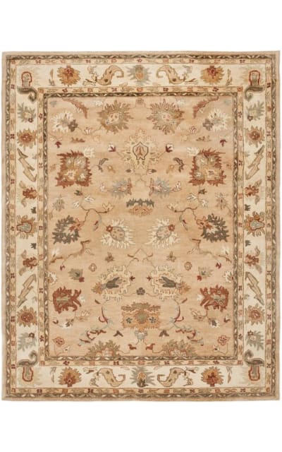 Bergama BRG136A Taupe - Ivory Area Rug